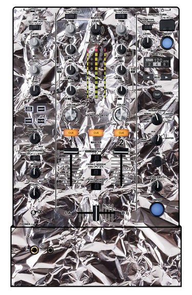 Pioneer DJ DJM 450 Skin Silvercrush